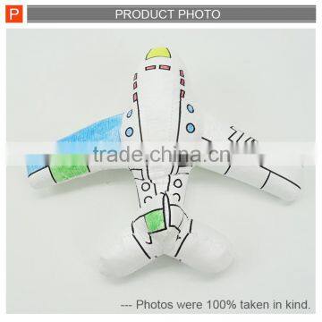 Diy Intelligent Painting Toys Stuffed Plane photo-5