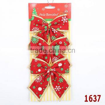 2016 new Christmas decorations christmas bow