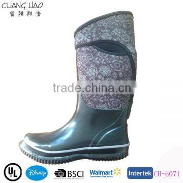 cheap neoprene rain boot women