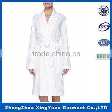 New product long quick-dry ladies night robe plain