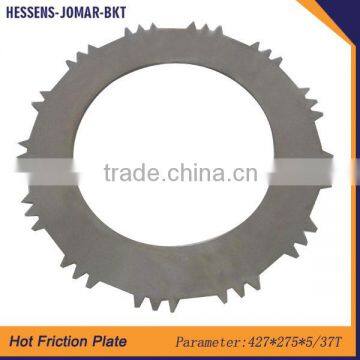 Friction disc plate material for excavator