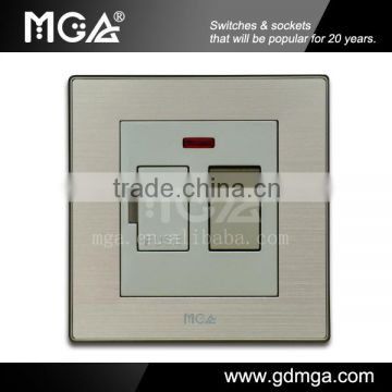 13A Double Pole Fuse Type Switch Grounding