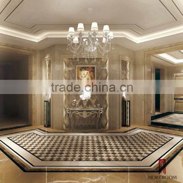 Cappuccino Marble 3D Marble Sculpture for Wall Decoration