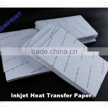 High Quality Dark A4 inkjet transfer paper for pure cotton/inkjet transfer paper/transfer paper for inkjet printer