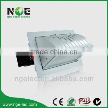new products CRI>83 COB LED Rectangular led round panel down light