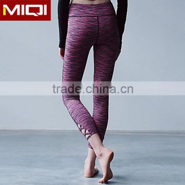 Design unique popular 2016 yoga fitness women compression spandex leggings