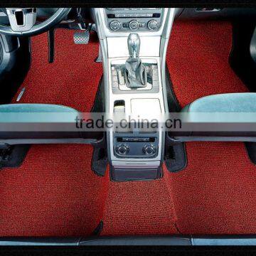 Creative red non-skid PP fiber car mat
