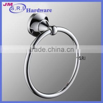 Top Selling Brass Material Ceramic Bathroom Hanging Towel Ring photo-3