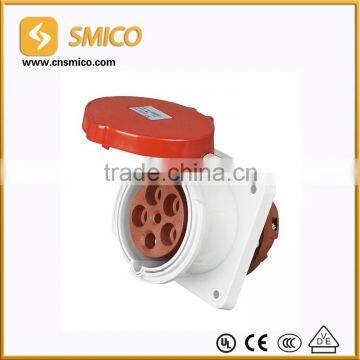 CEE 63A Panel Mounted Male and Female Industrial Plug and Socket photo-6