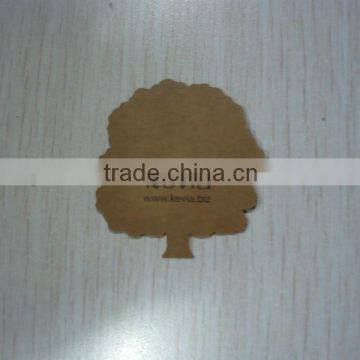 300g cowhide treelike of paper label