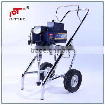 Portable airless sprayer piston pump