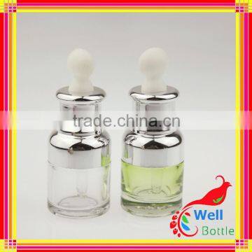 Aluminum Cover Oblique Shoulder Essential Oil Dropper Cap Glass Bottles Wholesale China Manufacturer GSB-0019R photo-4