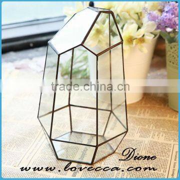 Hot Selling Wholesale Indoor Plant Glass Terrarium Clear Glass Geometrical Hanging Terrarium-decoration Hanging Glass Geometric photo-2