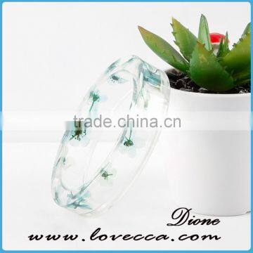 Flower Jewelry- Real Flower Bangle- - Jewelry Made With Flowers photo-3