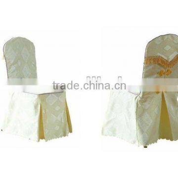 100%Polyester Luxurious Jacquard For Cheap wedding Chair Cover For Hotel/Banquet/Wedding