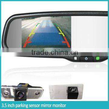 parking sensor display car backup car rear camera rearview mirror monitor
