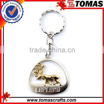 Hot Sale Brand OEM Round Shaped Custom Metal Keychain photo-3