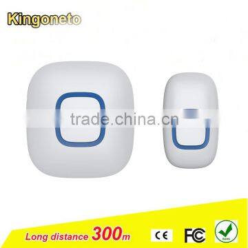 2016 China Supplier Wireless Doorbell Long Distance 52 Melodies Tones Multi Receiver With Battary Water-proof