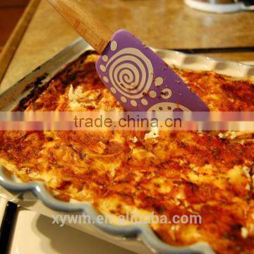 Premium Bamboo Silicone Spatula Utensil Set of 3