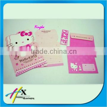 Cute Pink Hello Ketty Paper Envelope for Card Can be Customized