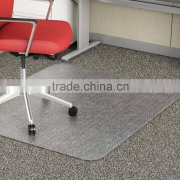 Custom Transparent Studded Chair Floor Mat Waterproof For office