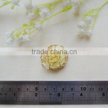 Wholesale organza with gold edge carnation flower