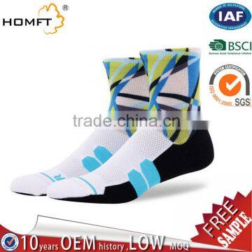 Custom Elite wholesale athletic compression basketball socks coolmax -men's