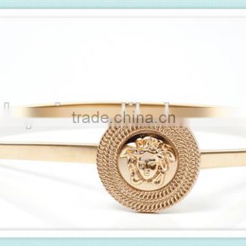 fashion ladies gold metal belt