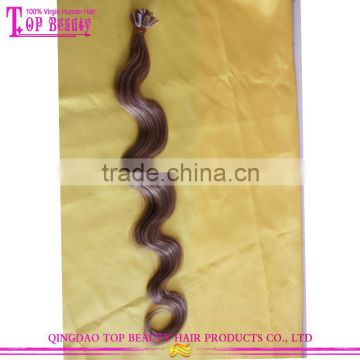 U Tip Pre-bonded Hair Extensions 18" Body Wave Cold Fusion Hair Extensions