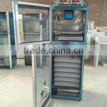 factory price full automatic egg incubator with two controller ZH-480(480eggs)