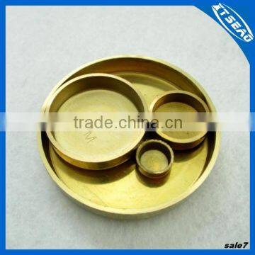 Water drain plug in brass for various size