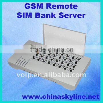 32 ports hot swap of SIM Cards server with no service interruptions