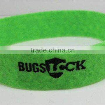 2013 hottest fashion silicone anti mosquito bracelet