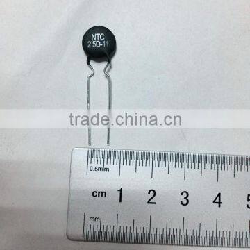 NTC Thermistor Power Limit Current Limit Resistor Surge Arrestor 2.5D11 2.5ohm 11mm Diameter Electronic Components photo-4