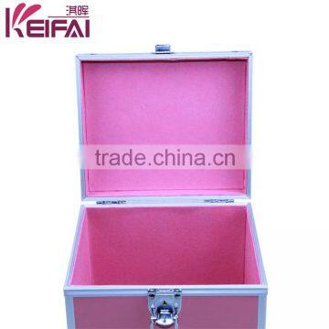 Elegant Pink Decorative Hard Shell Aluminum Frame Beauty Case photo-5
