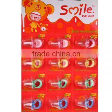 2015 New Best Selling Products Shuaibao Smile Bear 12pcs Adult Baby pacifiers