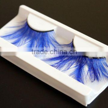 Halloween artful feather eyelashes