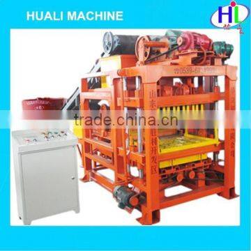 QT4-23 Automatic Interlocking Brick Making Machine Price with PLC Control Cabinet