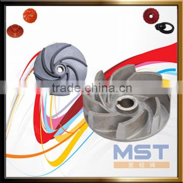 Wear-resistance metal centrifugal slurry pump impeller