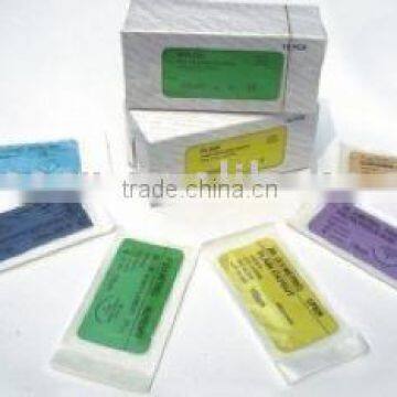 disposable surgical suture with needle