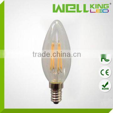 2014 New design Filament LED Candle B35 4W