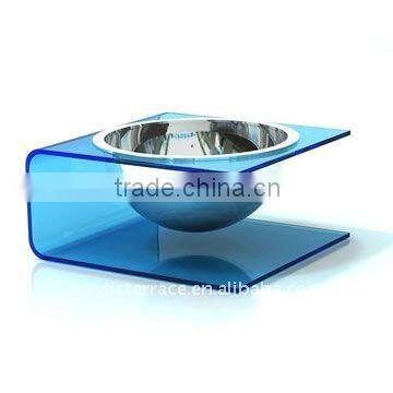 Frosted Perspex/Acrylic pet/dog/cat bowl