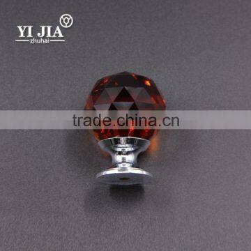 American Design Warm Amber Chrome Plated Mirror Ball Glass Knob