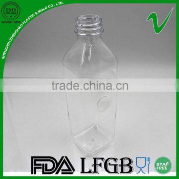 PET Transparent Empty Square 1 Litre Yogurt Plastic Bottle photo-6