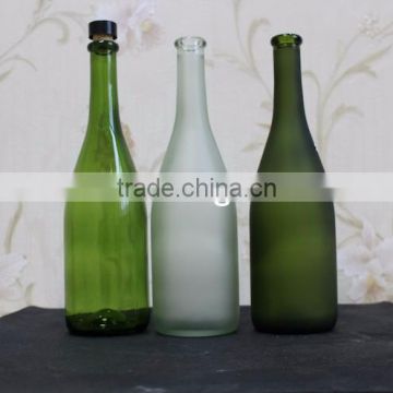 500ml Dark Green Burgundy Wine Glass Bottle