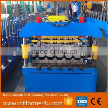 full automatic steel sheet roof/wall roll formin machine for trapezoidal roof tile