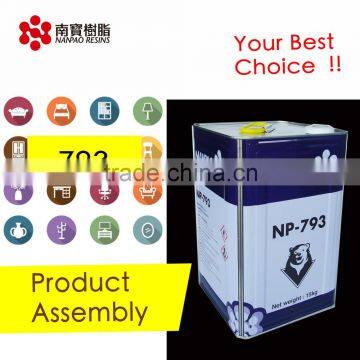 NANPAO Advanced Yellow Transparent solvent based Graft Glue For Product assembly
