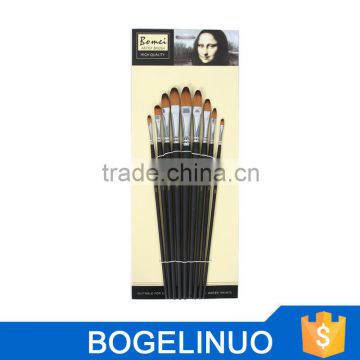 BM803 9 piece nylon hair artist brush set