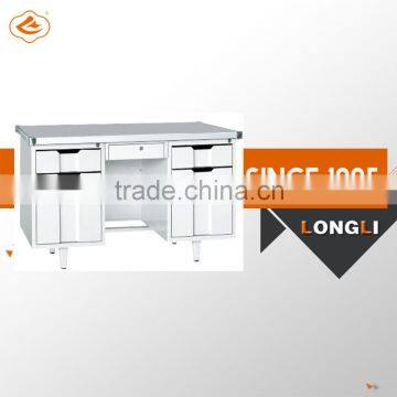 latest office table designs metal office desktop table reception desk furniture