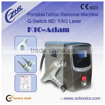 K10 Qswitch Ndyag Freckles Removal Laser Machine Tattoo Removal 1500mj